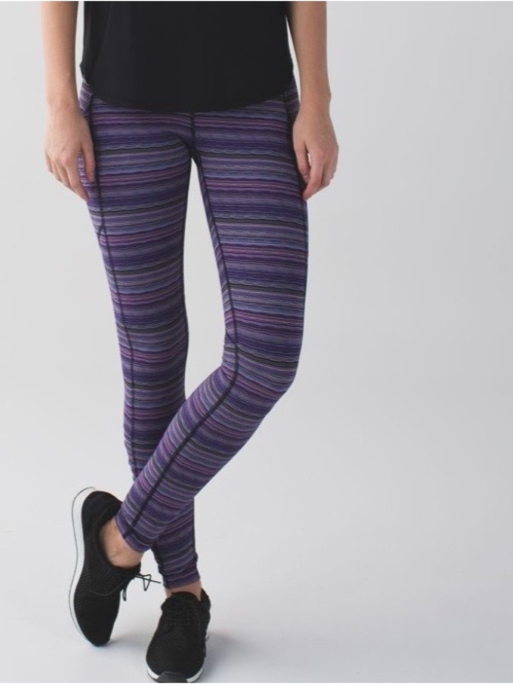 Lululemon Speed Tight IV Space Dye Twist Ultra Violet Multi / Black